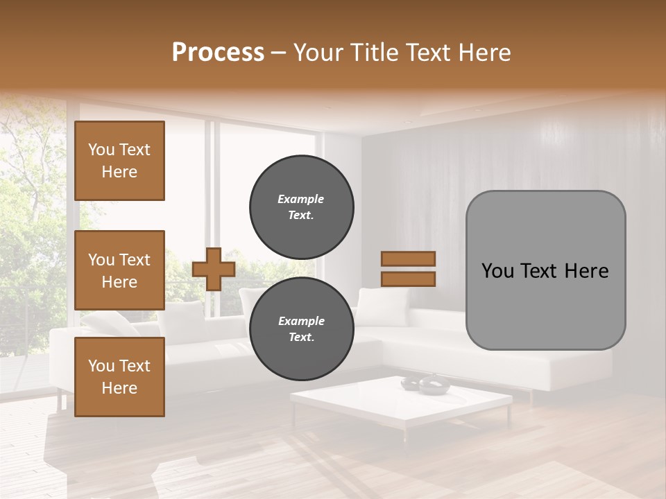 Living Room Luce Luci PowerPoint Template