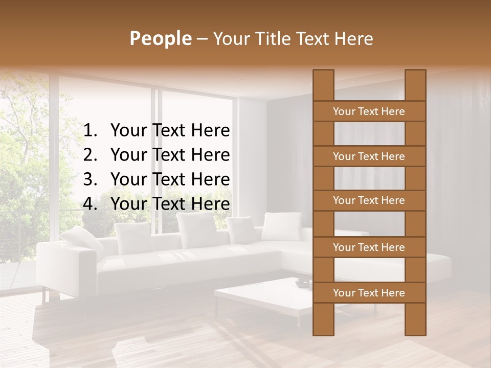 Living Room Luce Luci PowerPoint Template