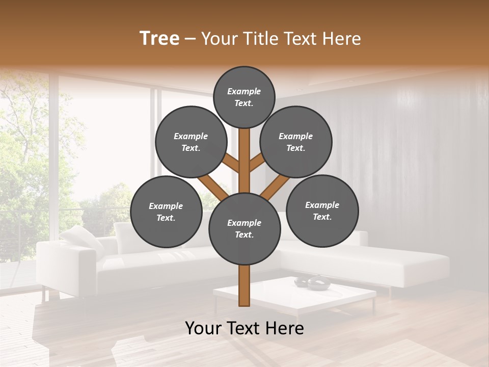 Living Room Luce Luci PowerPoint Template