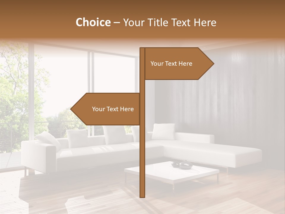 Living Room Luce Luci PowerPoint Template