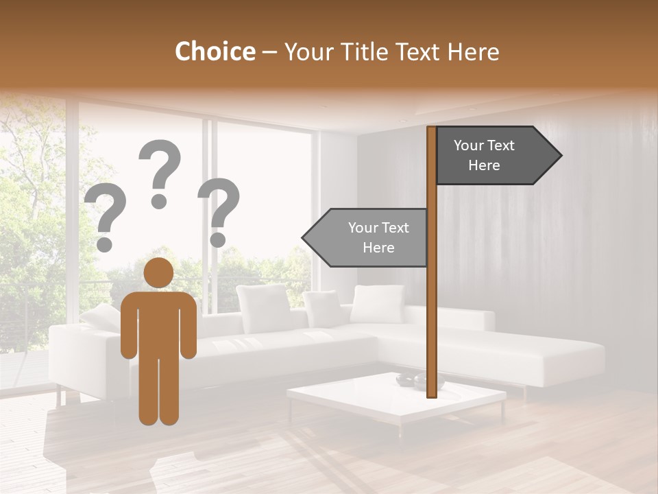 Living Room Luce Luci PowerPoint Template