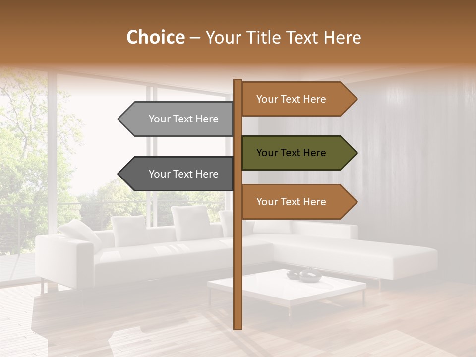 Living Room Luce Luci PowerPoint Template