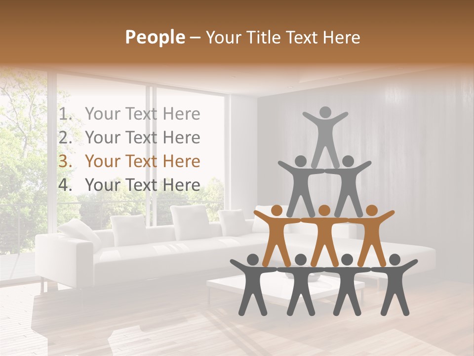 Living Room Luce Luci PowerPoint Template