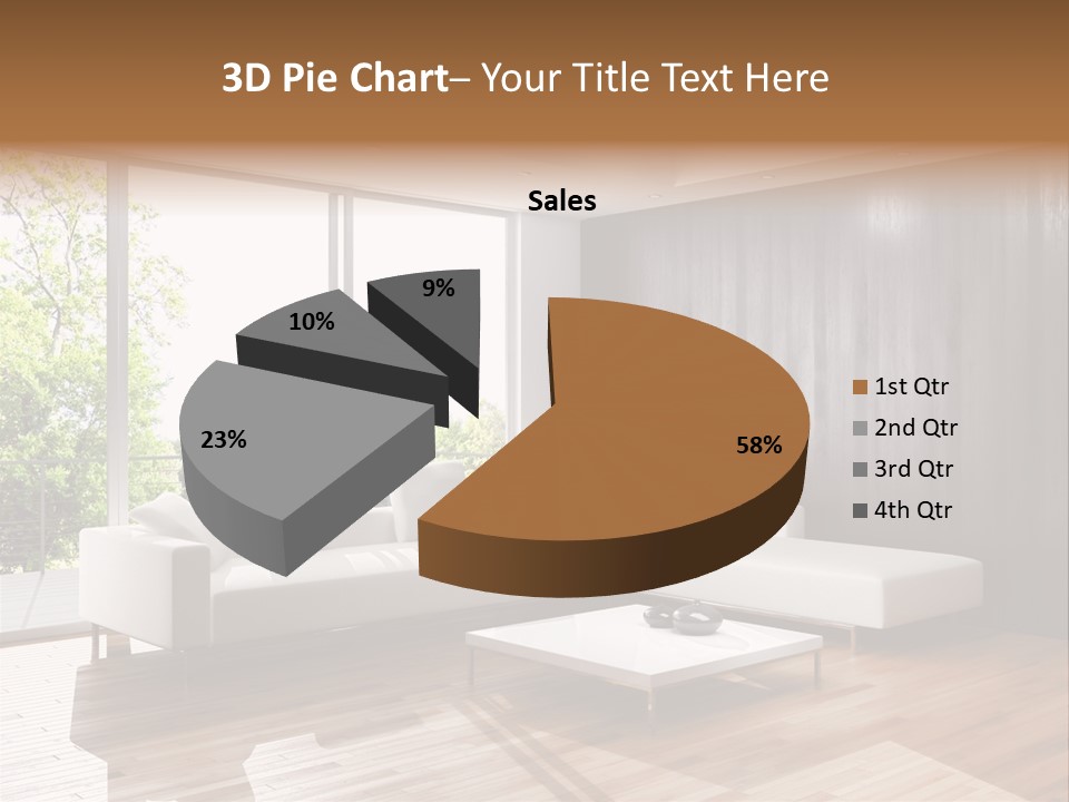 Living Room Luce Luci PowerPoint Template