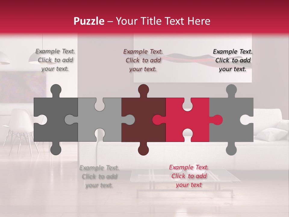 Architettura Sofa Legna PowerPoint Template