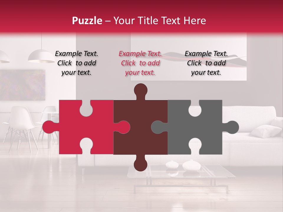 Architettura Sofa Legna PowerPoint Template