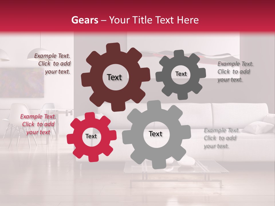 Architettura Sofa Legna PowerPoint Template