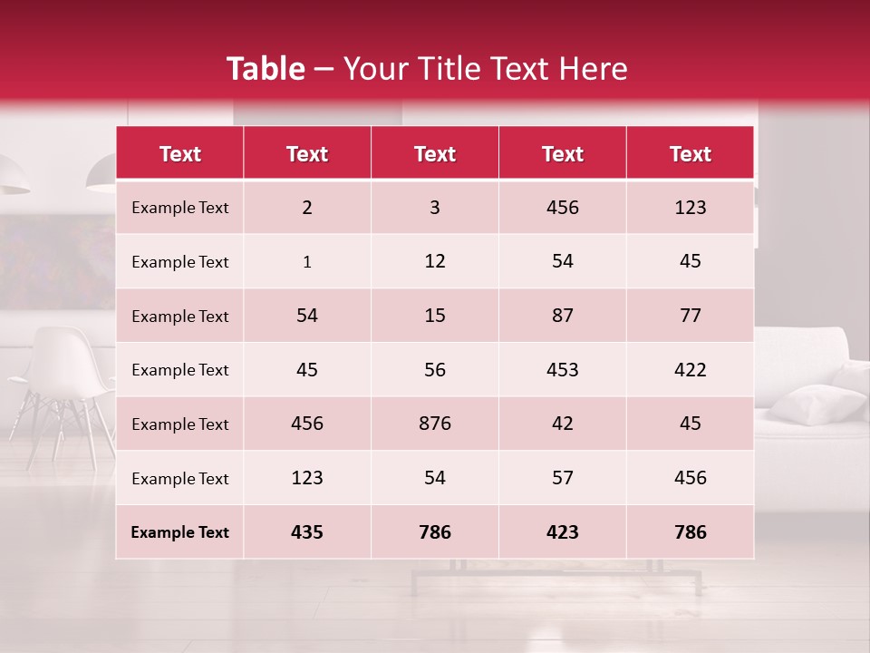 Architettura Sofa Legna PowerPoint Template