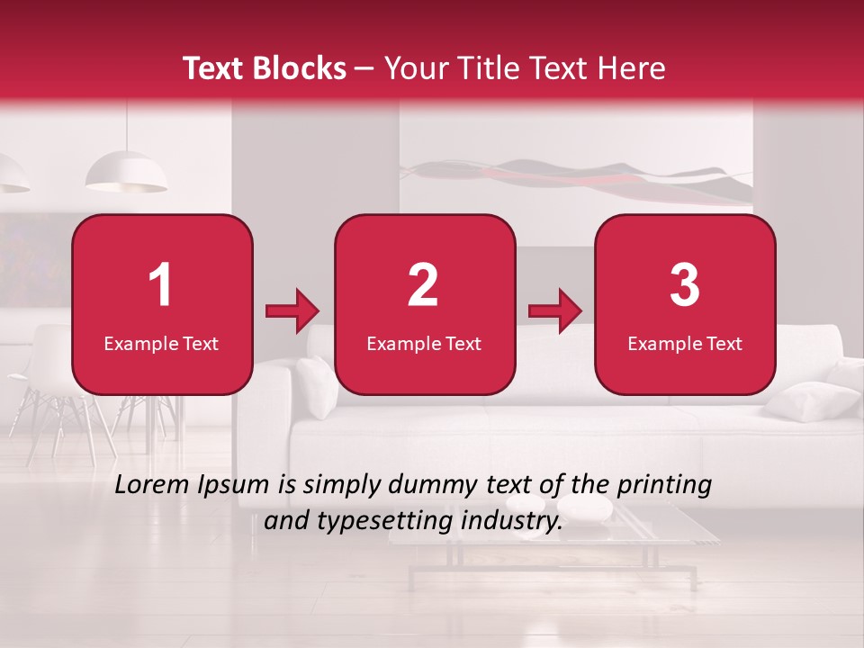 Architettura Sofa Legna PowerPoint Template