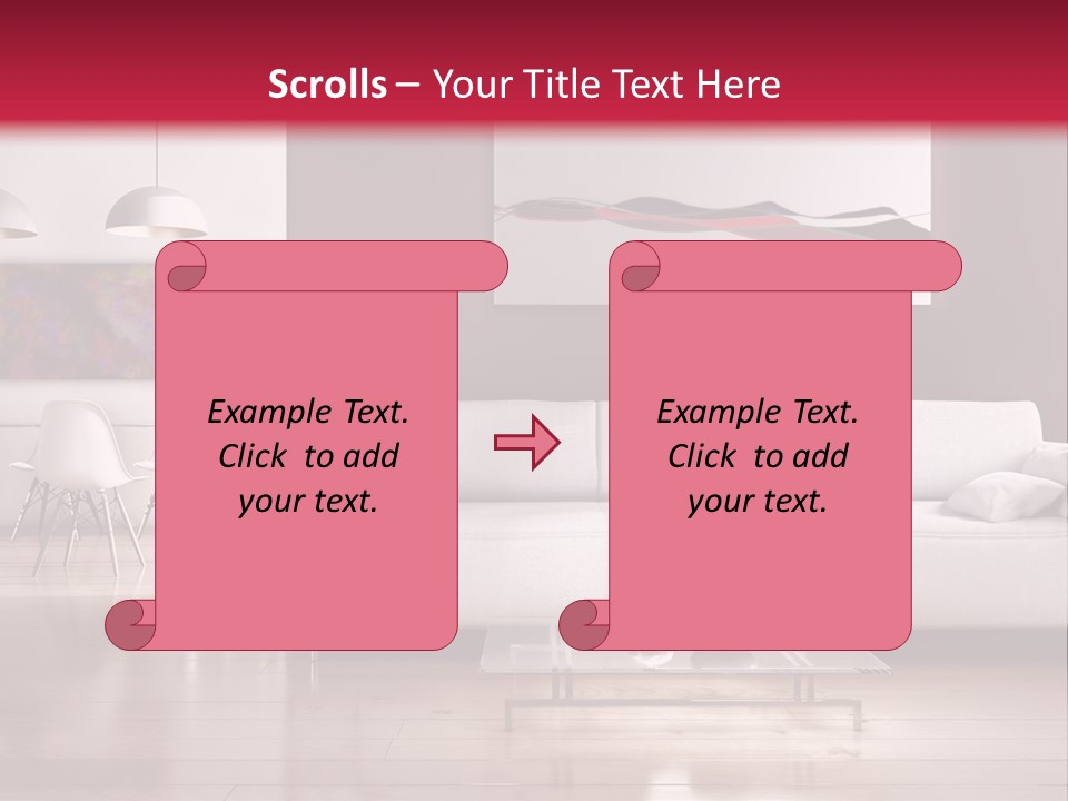 Architettura Sofa Legna PowerPoint Template