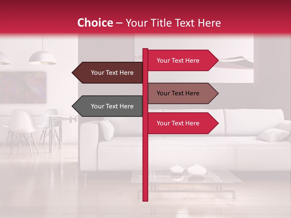 Architettura Sofa Legna PowerPoint Template
