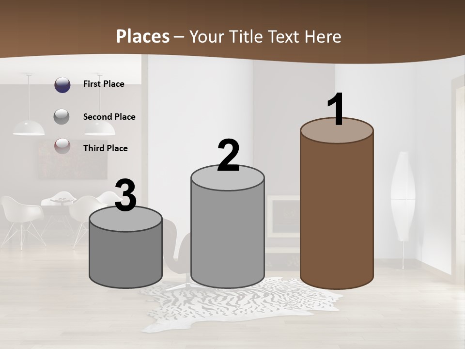 Lampada Poltrona Residenziali PowerPoint Template