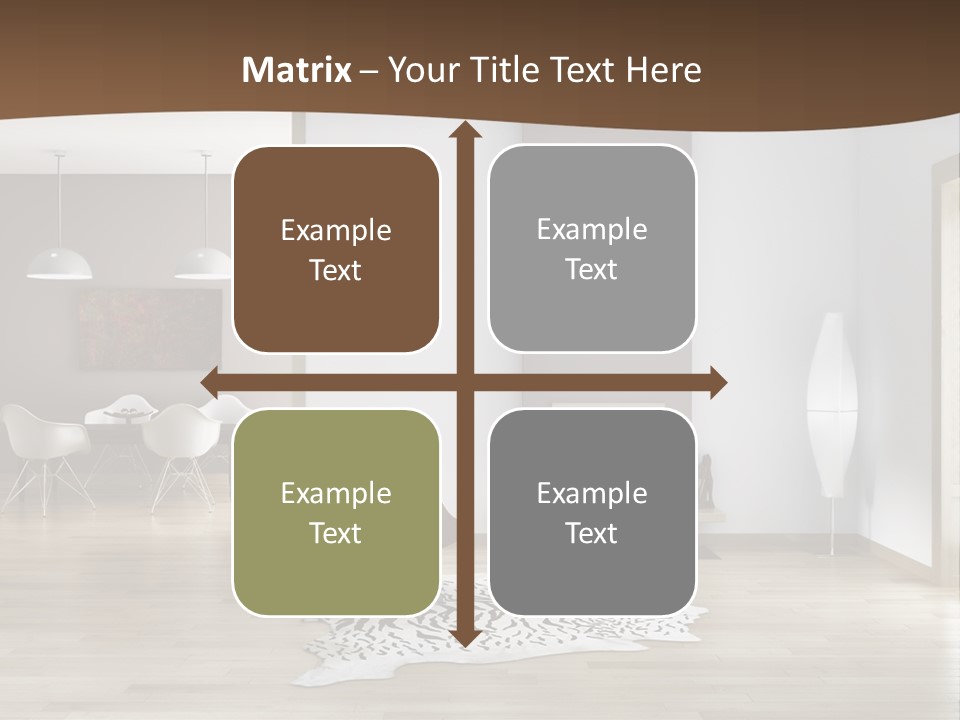 Lampada Poltrona Residenziali PowerPoint Template