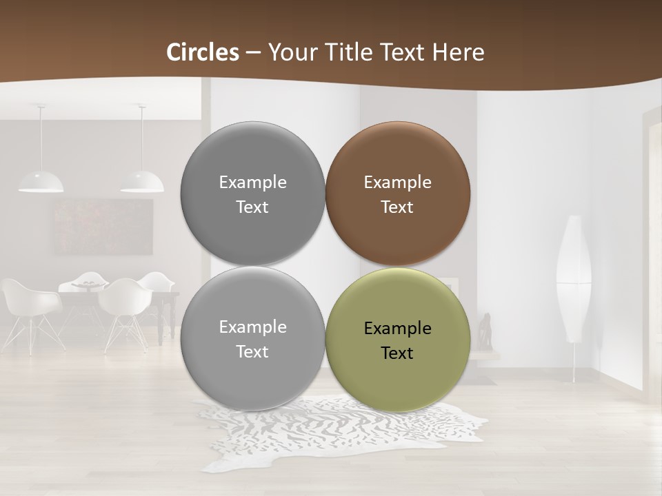 Lampada Poltrona Residenziali PowerPoint Template