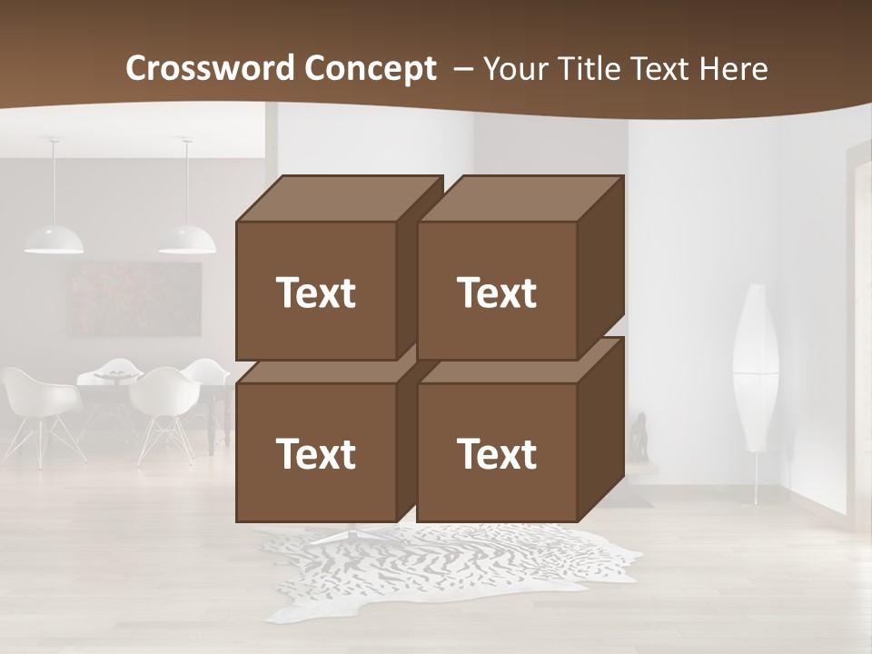 Lampada Poltrona Residenziali PowerPoint Template