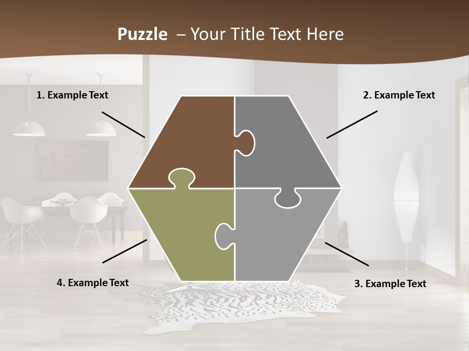 Lampada Poltrona Residenziali PowerPoint Template