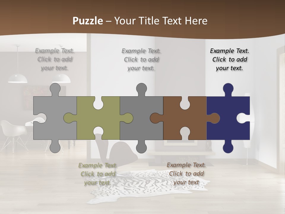 Lampada Poltrona Residenziali PowerPoint Template