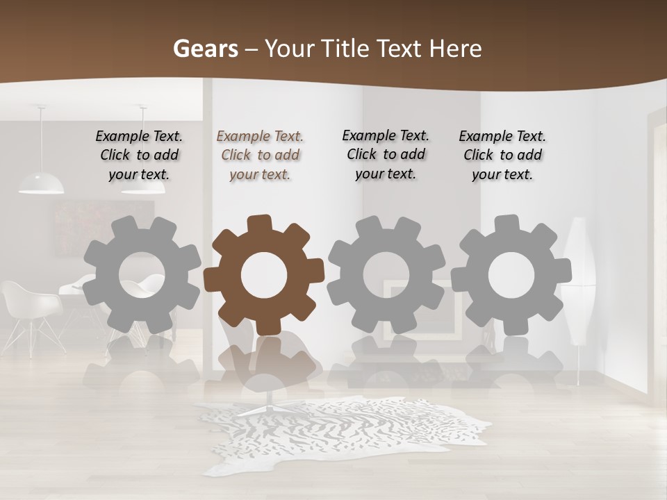 Lampada Poltrona Residenziali PowerPoint Template