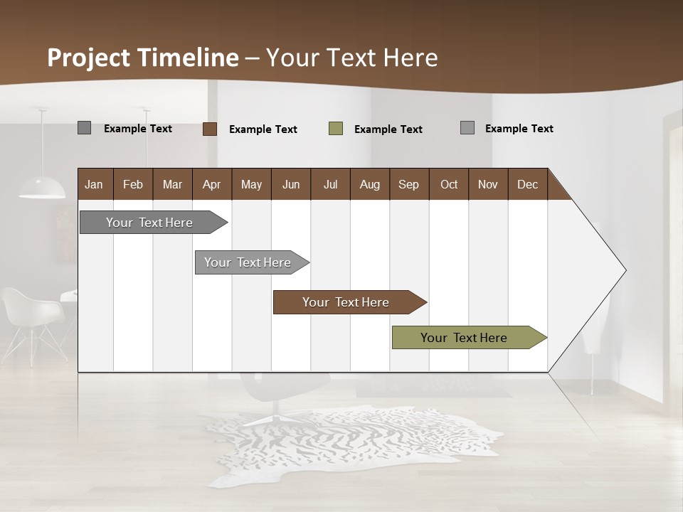 Lampada Poltrona Residenziali PowerPoint Template