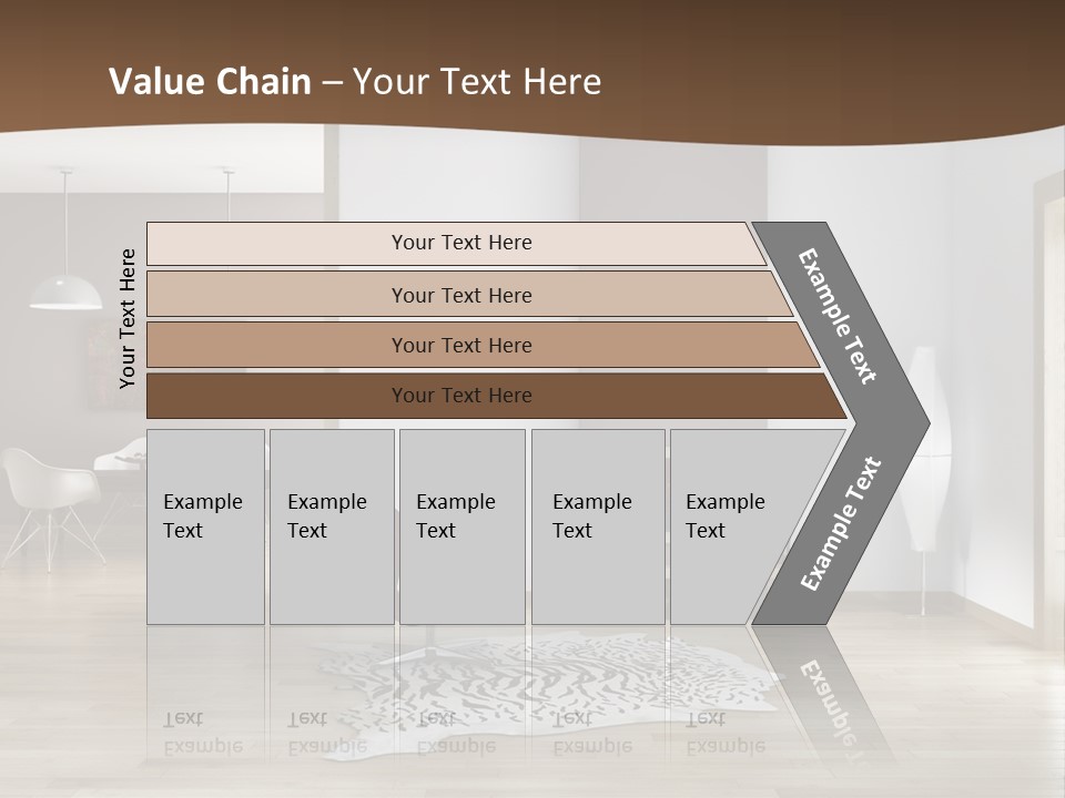 Lampada Poltrona Residenziali PowerPoint Template