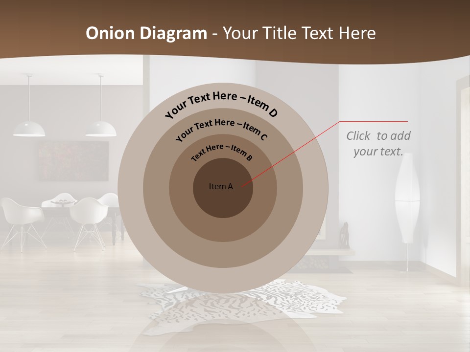 Lampada Poltrona Residenziali PowerPoint Template