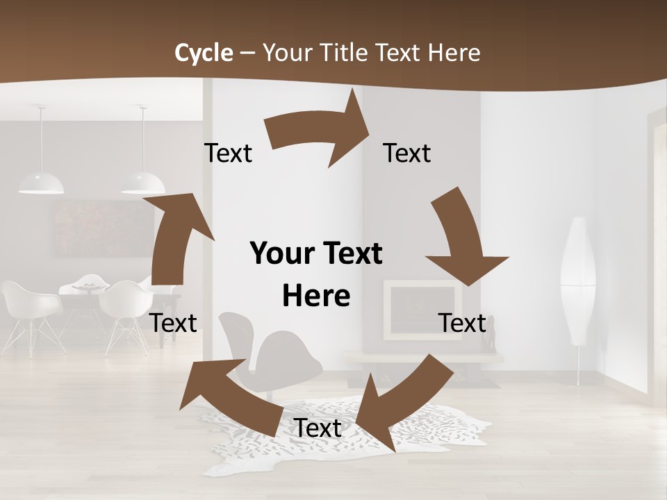 Lampada Poltrona Residenziali PowerPoint Template