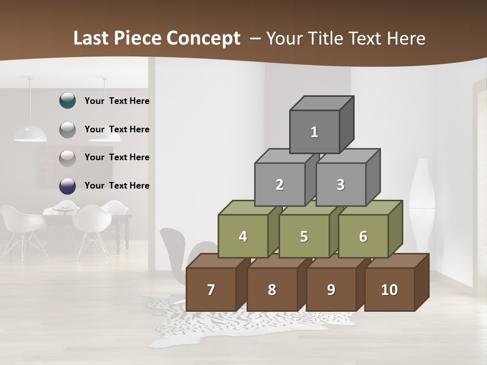 Lampada Poltrona Residenziali PowerPoint Template