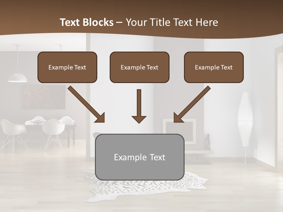 Lampada Poltrona Residenziali PowerPoint Template