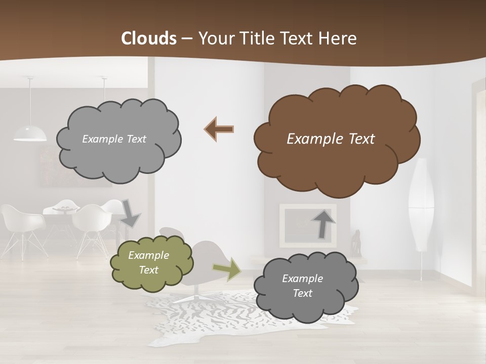 Lampada Poltrona Residenziali PowerPoint Template