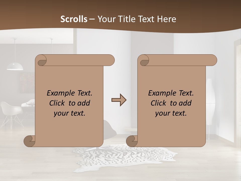 Lampada Poltrona Residenziali PowerPoint Template