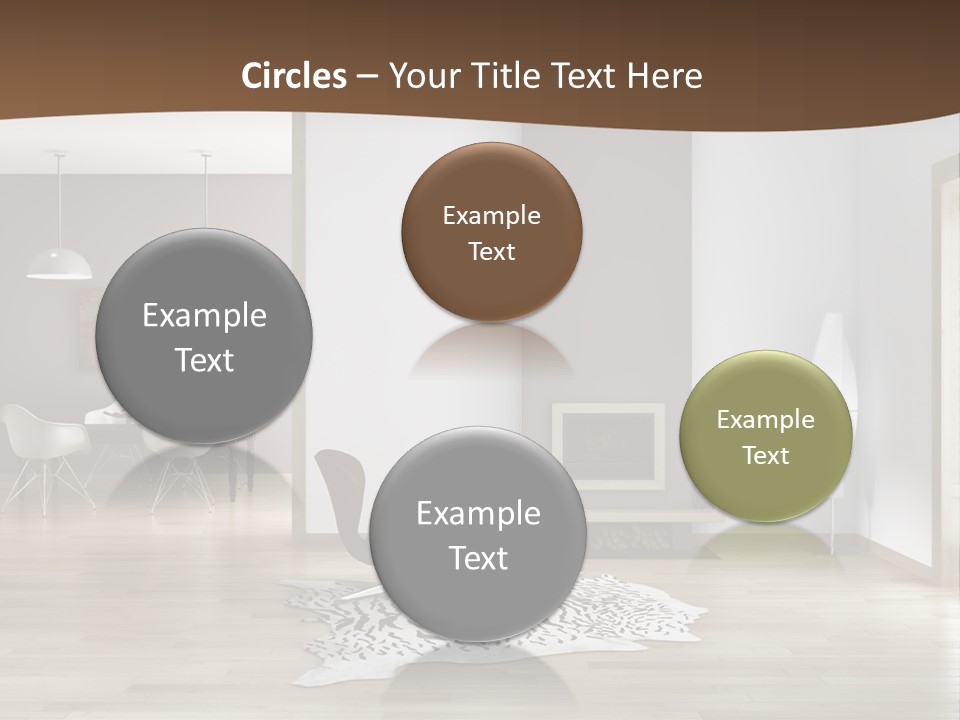 Lampada Poltrona Residenziali PowerPoint Template