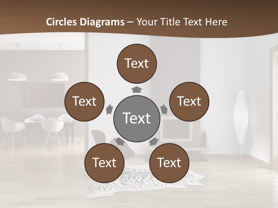 Lampada Poltrona Residenziali PowerPoint Template