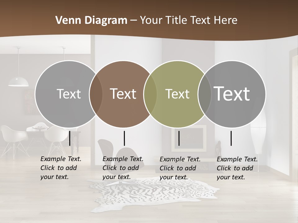 Lampada Poltrona Residenziali PowerPoint Template