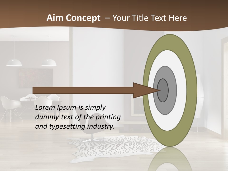 Lampada Poltrona Residenziali PowerPoint Template