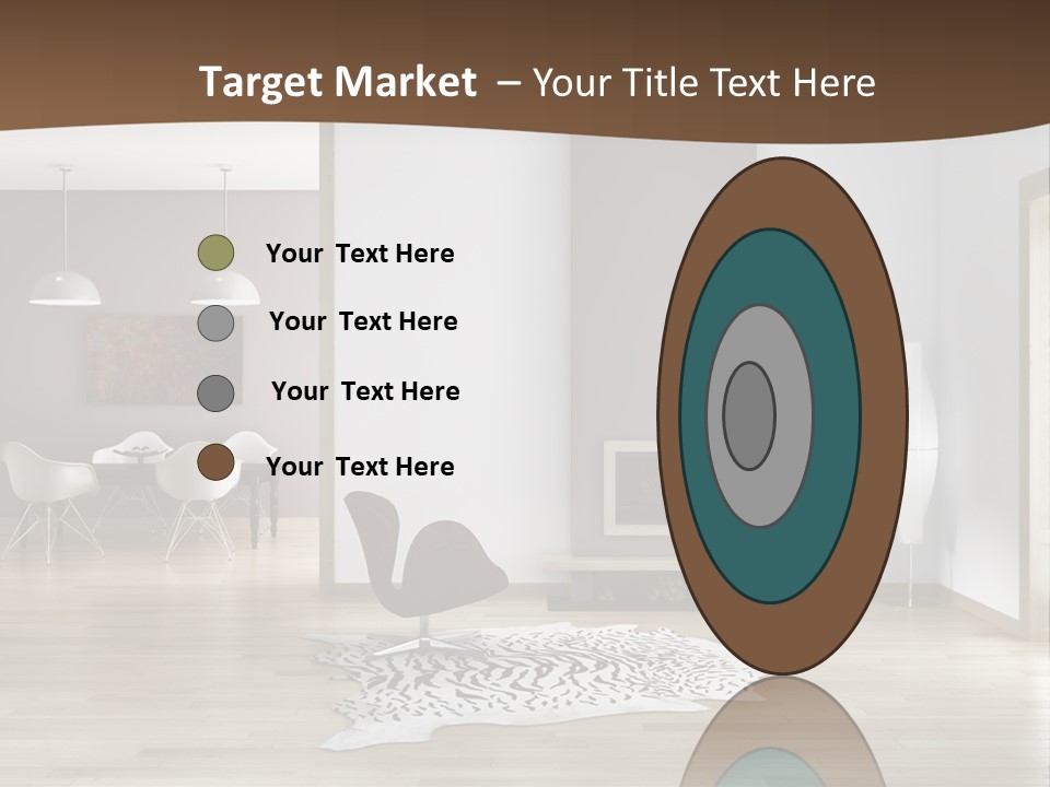 Lampada Poltrona Residenziali PowerPoint Template