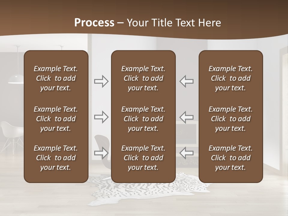 Lampada Poltrona Residenziali PowerPoint Template