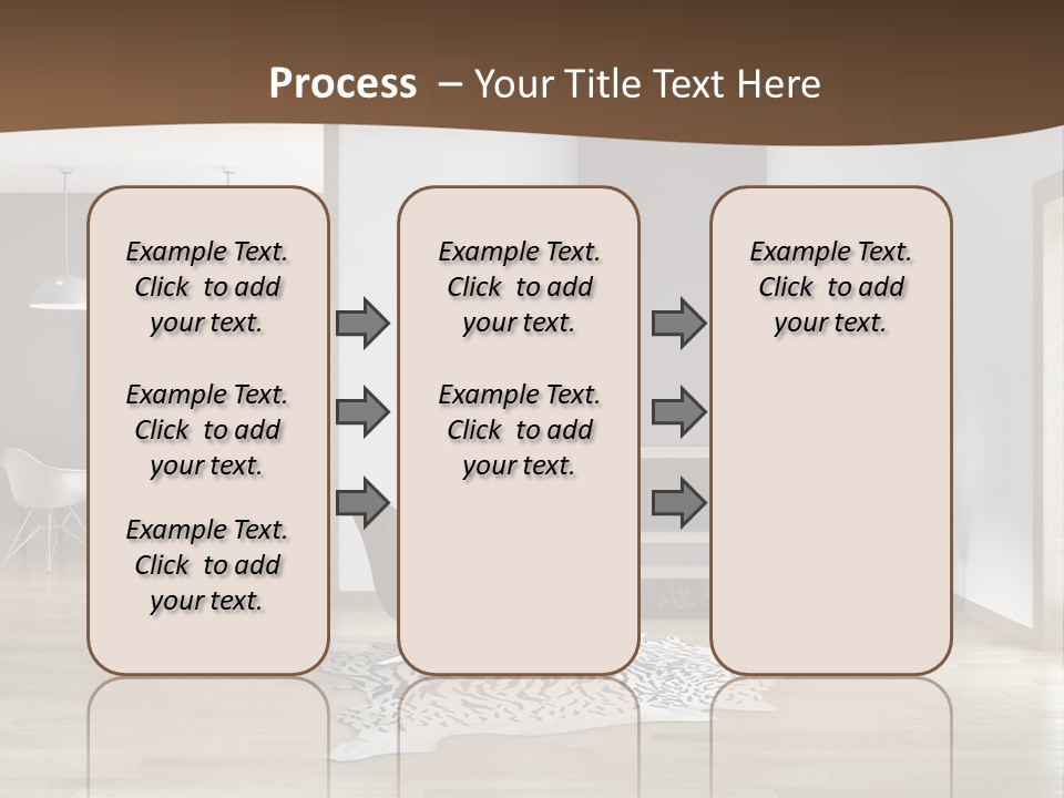Lampada Poltrona Residenziali PowerPoint Template