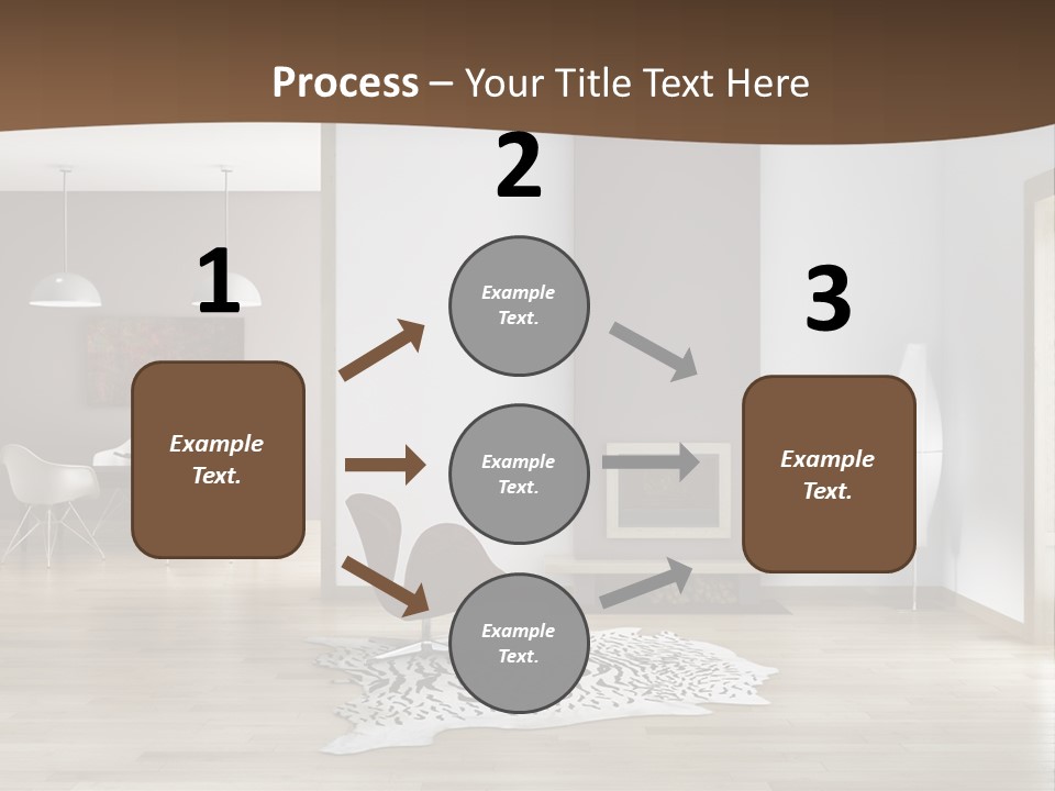Lampada Poltrona Residenziali PowerPoint Template