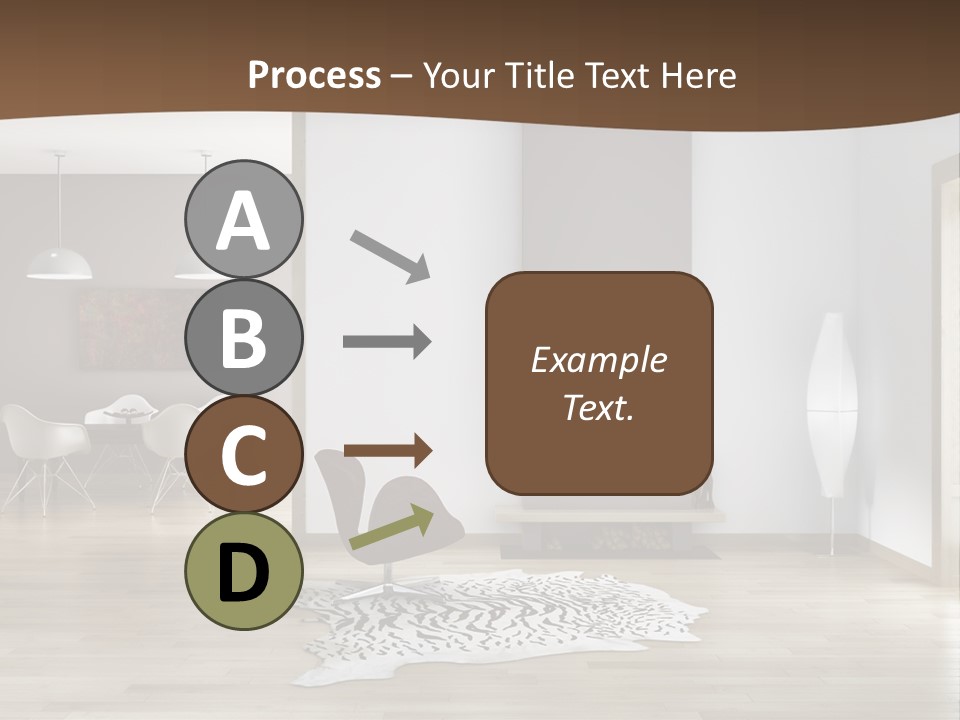 Lampada Poltrona Residenziali PowerPoint Template