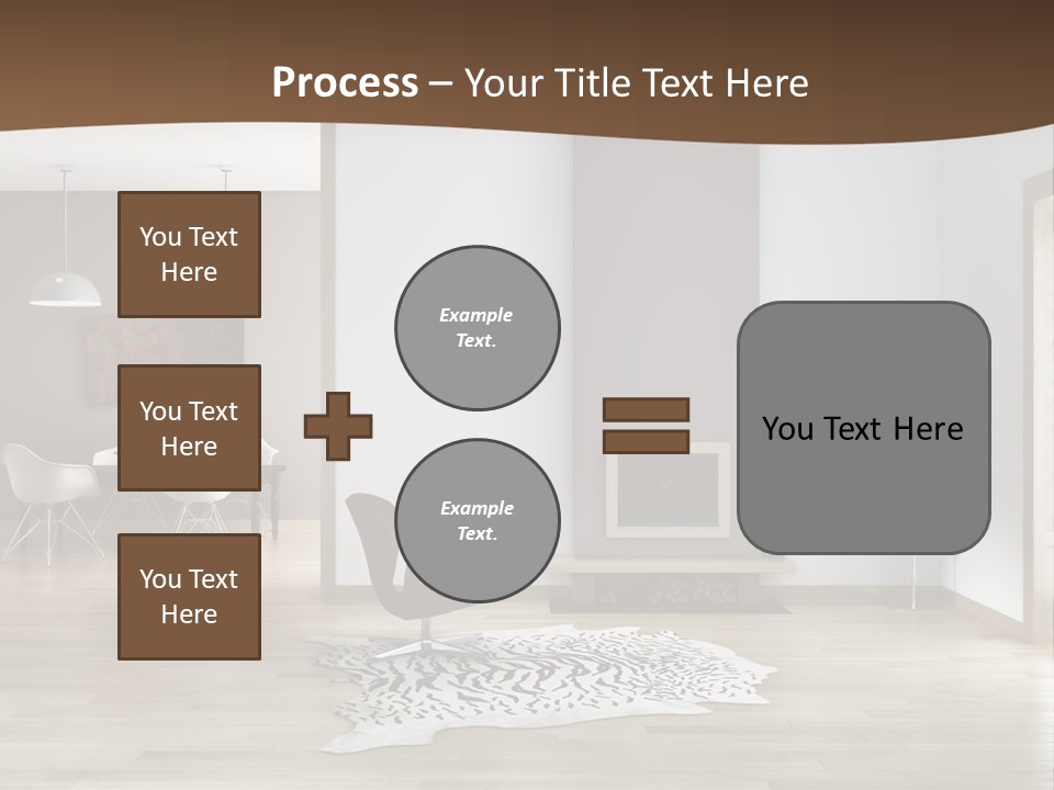 Lampada Poltrona Residenziali PowerPoint Template