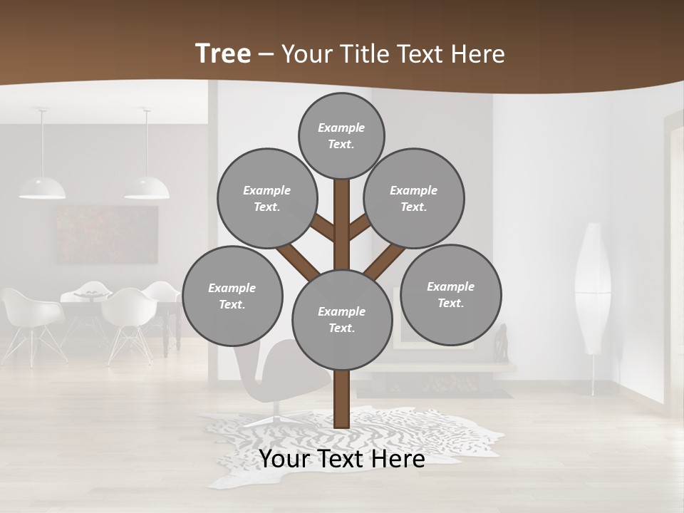 Lampada Poltrona Residenziali PowerPoint Template