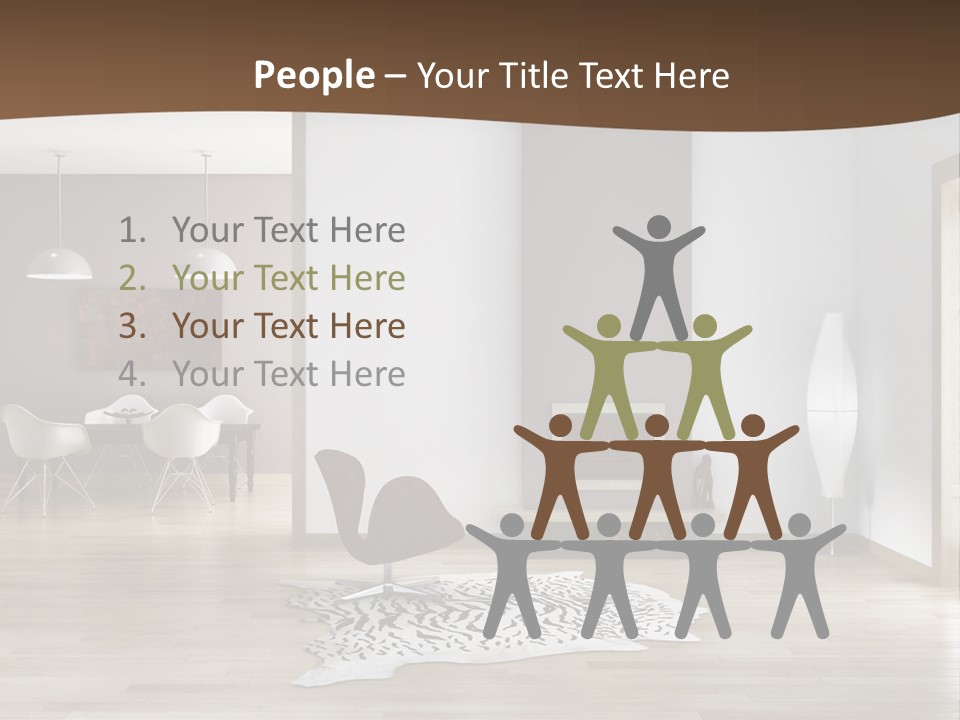 Lampada Poltrona Residenziali PowerPoint Template