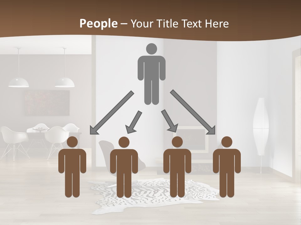 Lampada Poltrona Residenziali PowerPoint Template