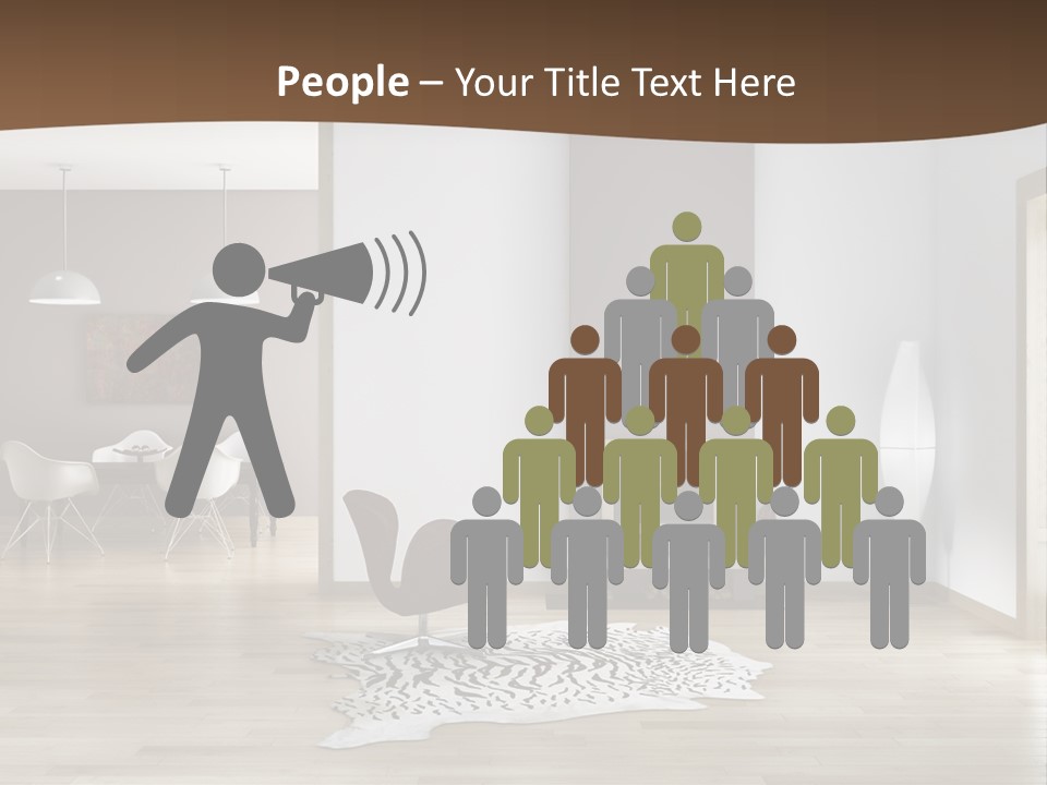 Lampada Poltrona Residenziali PowerPoint Template