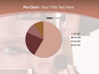 Girl Blush Eyebrow PowerPoint Template