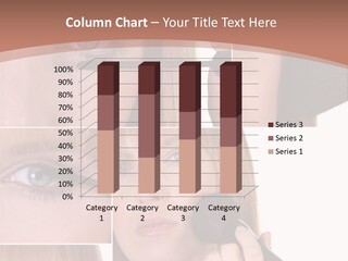 Girl Blush Eyebrow PowerPoint Template