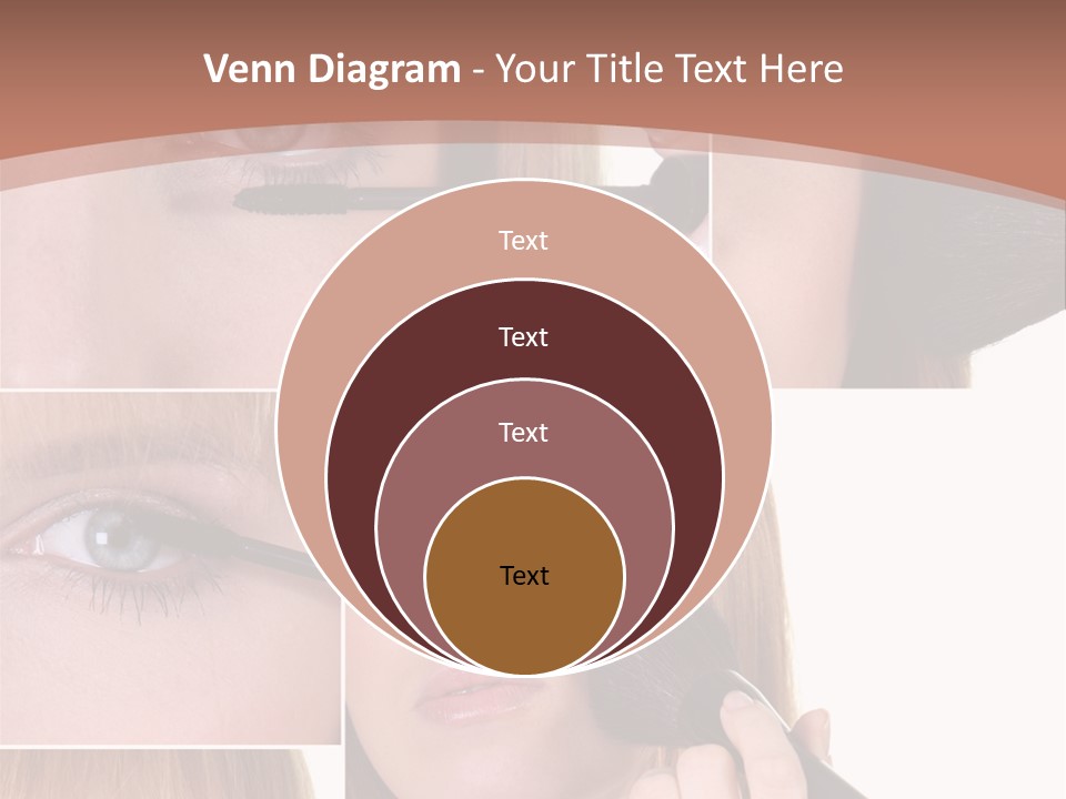 Girl Blush Eyebrow PowerPoint Template