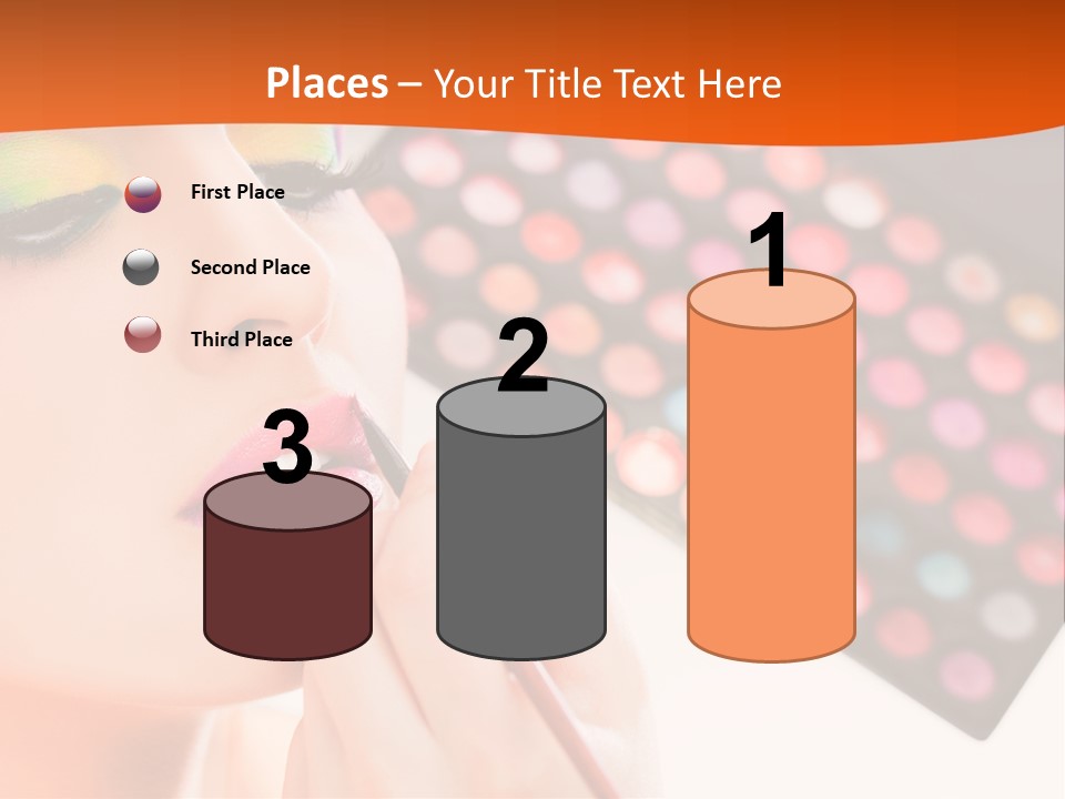 Lips Makeup Beautician PowerPoint Template