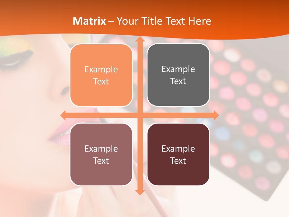 Lips Makeup Beautician PowerPoint Template