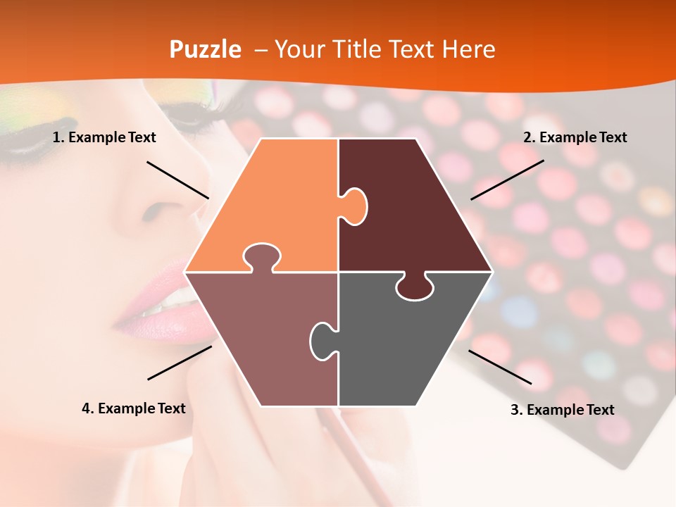 Lips Makeup Beautician PowerPoint Template